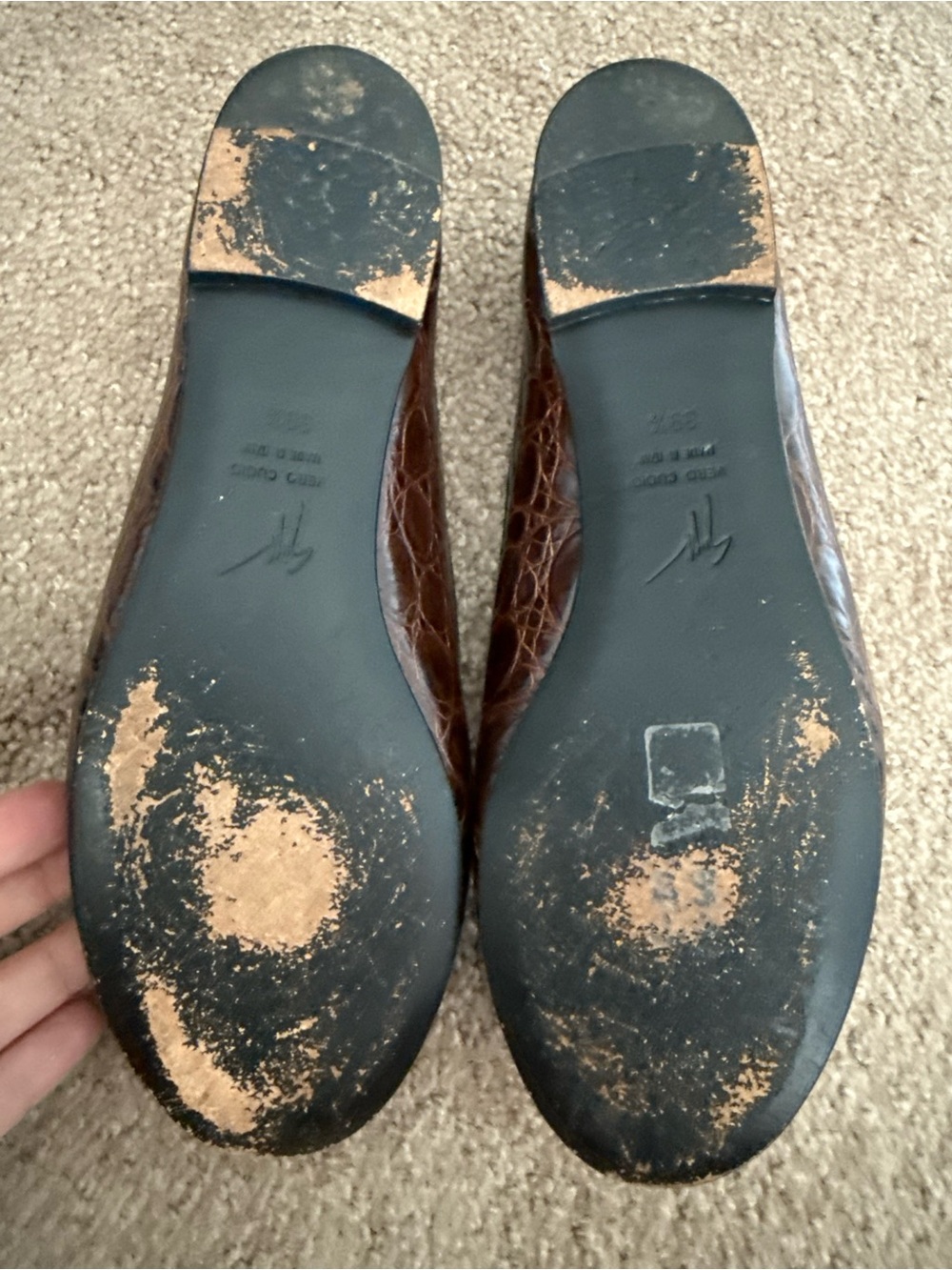 GIUSEPPE ZANOTTI Croc-Embossed Leather Tassel Loafers - Picture 9 of 11